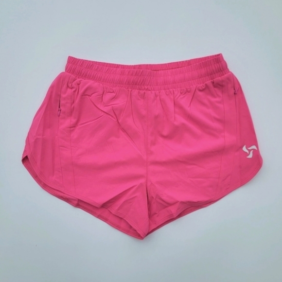 Pedigree Sportswear Pants - Pedigree FreeRUN High Waist Lined Shorts with Zipper Pockets | Pink